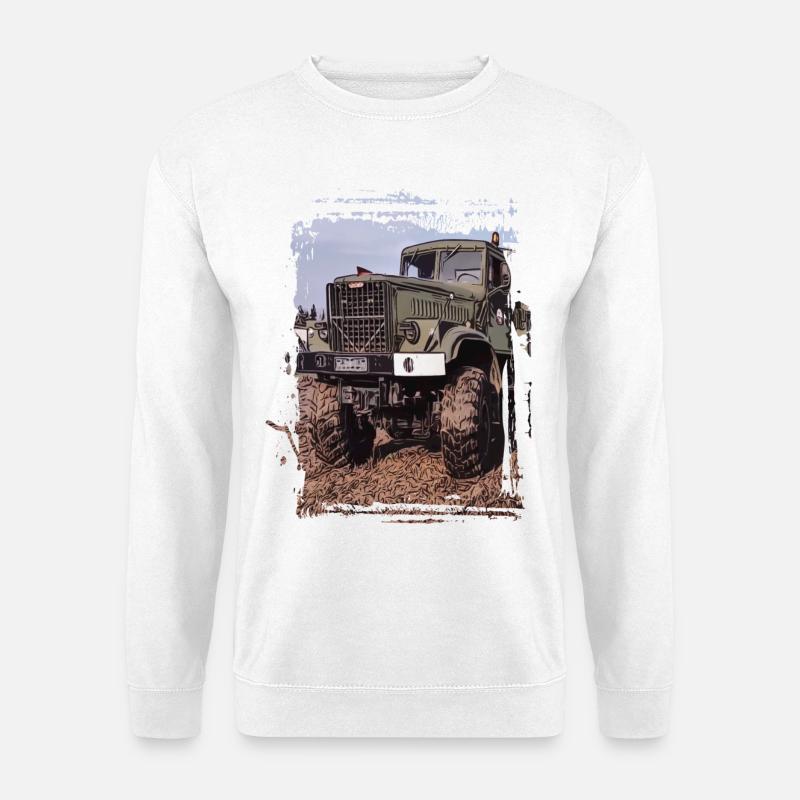 KRAZ LKW - Unisex Pullover - Weiß
