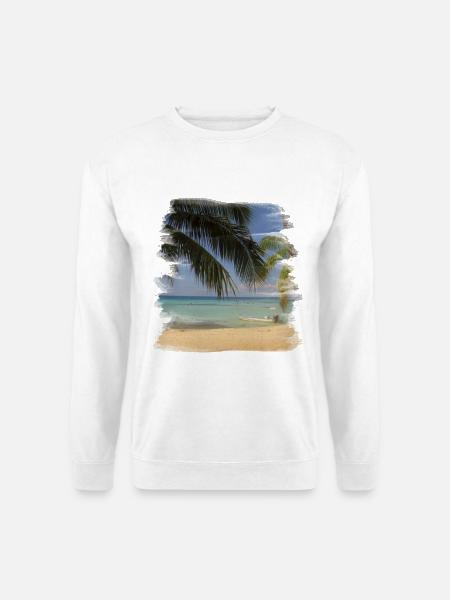Beach - Unisex Sweatshirt - white