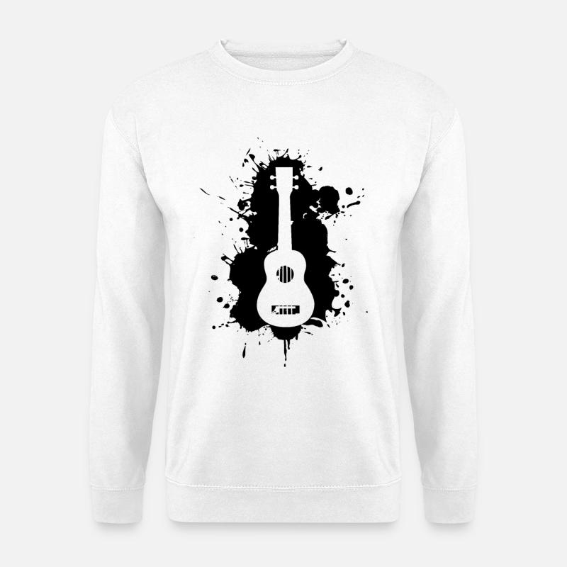 Ukulele - Unisex Pullover - Weiß