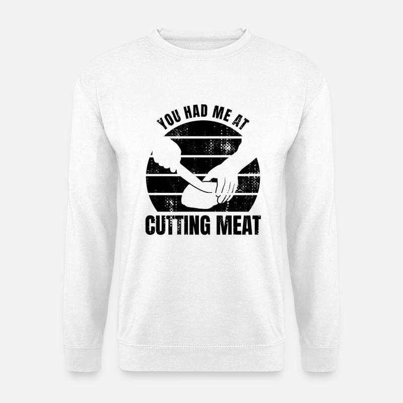 Schlachter Spruch - Unisex Pullover - Weiß
