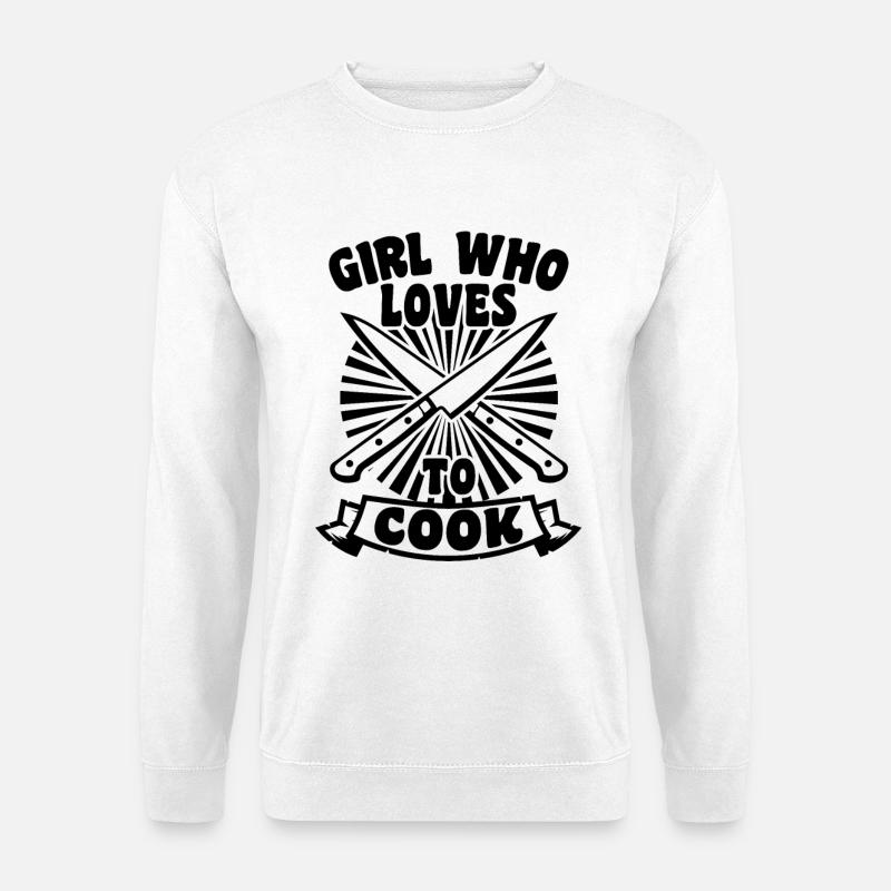 Mädchen Köchin - Unisex Pullover - Weiß