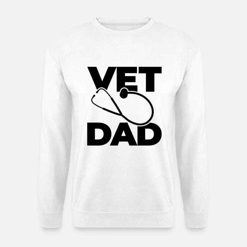 Tierarzt Vater - Unisex Pullover - Weiß