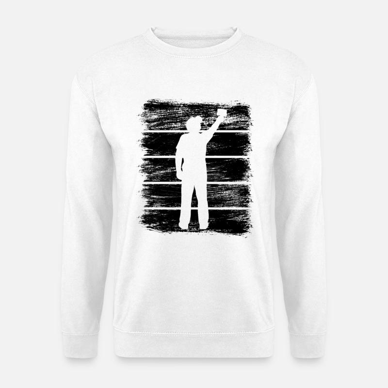 Maler - Unisex Pullover - Weiß