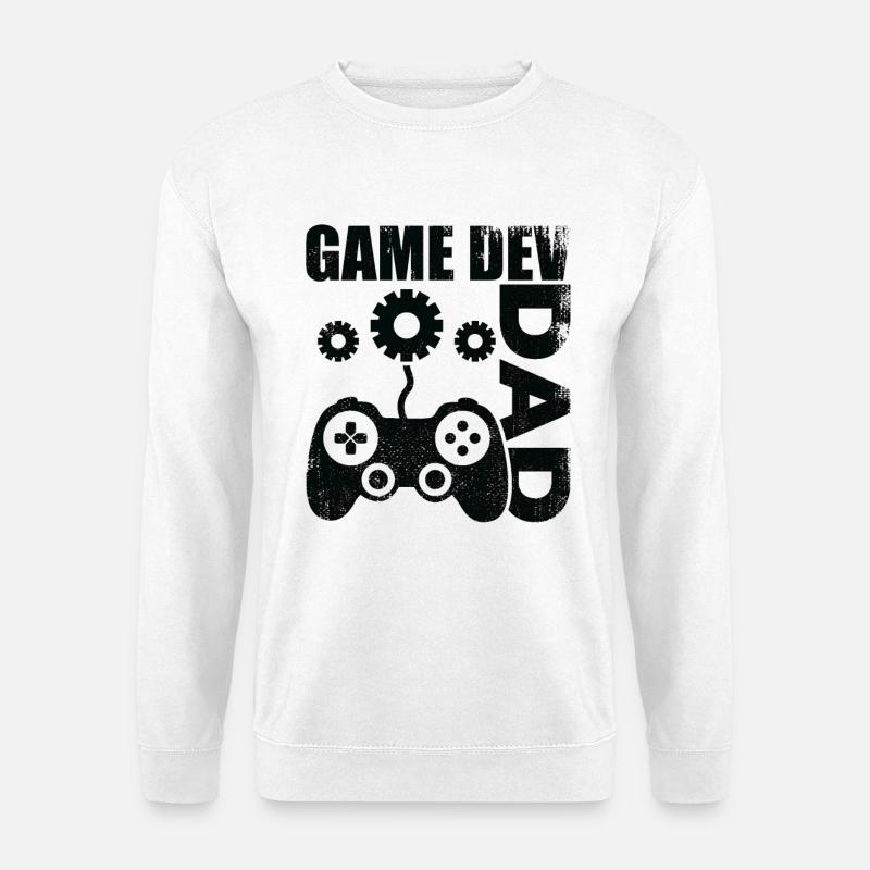 Game Dev Vater - Unisex Pullover - Weiß