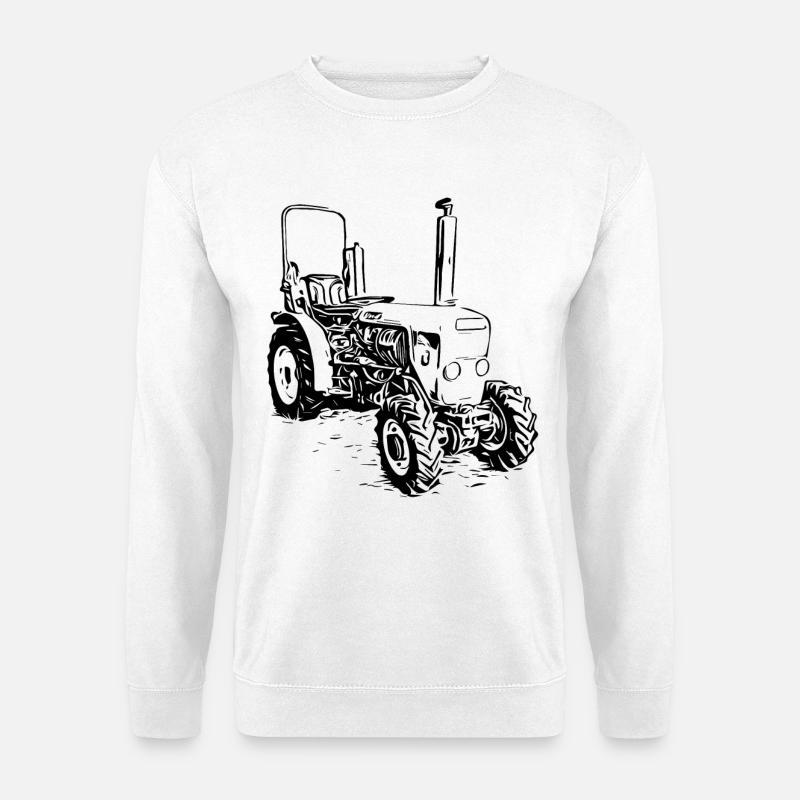 Schmalspurschlepper Traktor - Unisex Pullover - Weiß