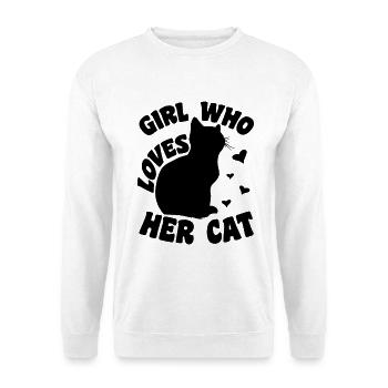 Cat lover - Unisex Sweatshirt - white - Front