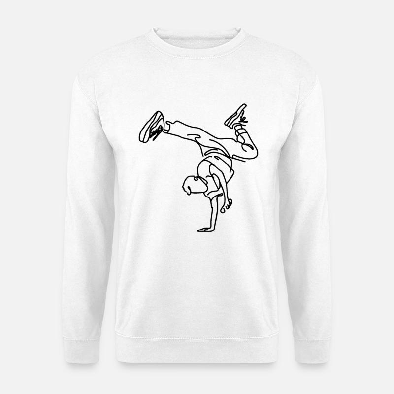 Breakdance Boy - Unisex Sweatshirt - white