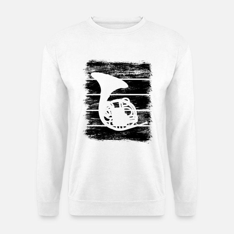 Waldhorn - Unisex Pullover - Weiß