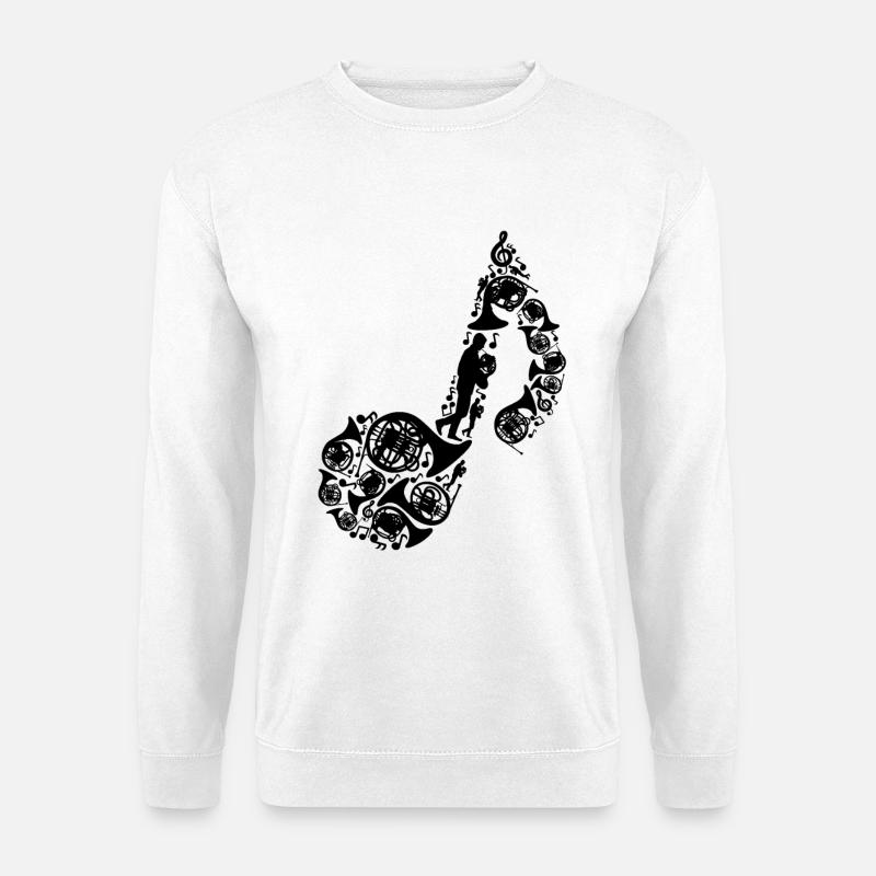 Bugle - Unisex Sweatshirt - white
