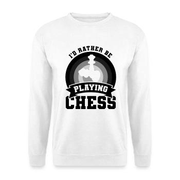 Chess Player Joke - Unisex Sweatshirt - white - Front