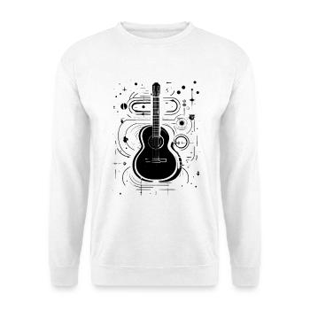 Guitar Sketch - Unisex Sweatshirt - white - Front