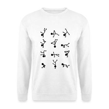 Breakdance Moves - Unisex Sweatshirt - white - Front
