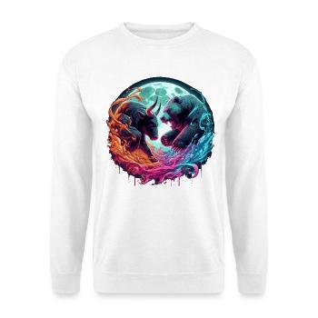 Bull vs Bear Stock Market Stocks - Unisex Sweatshirt - white - Front