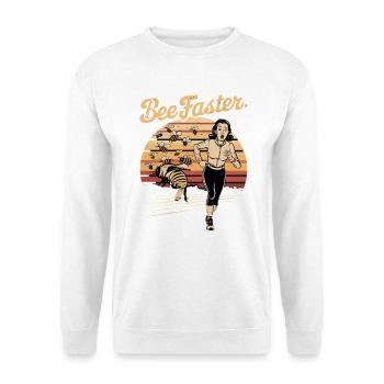 Bee Bees Marathon Runner Jogger Gift - Unisex Sweatshirt - white - Front