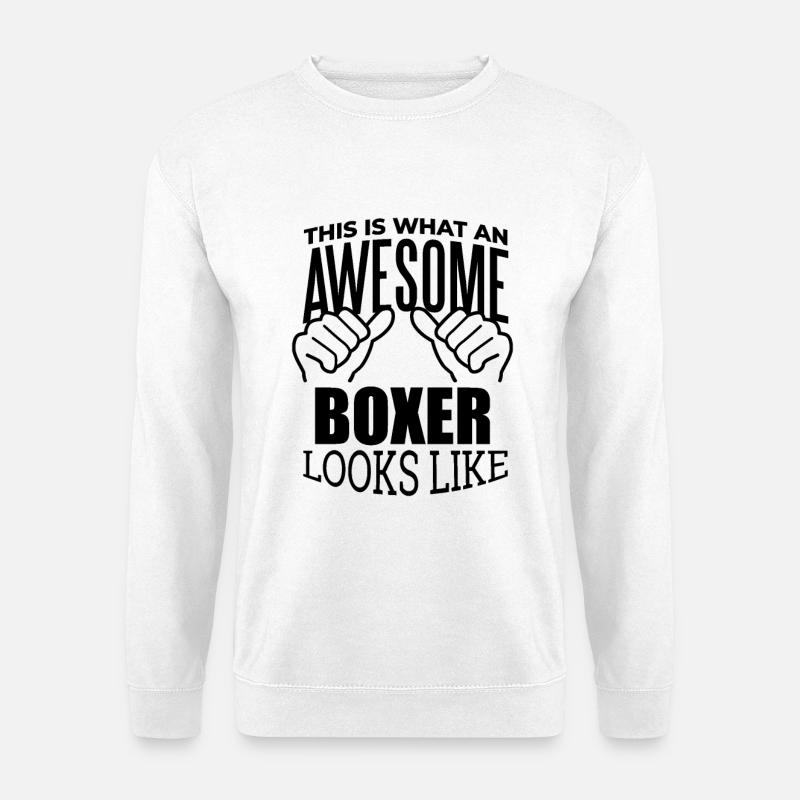 Boxer - Unisex Sweatshirt - white