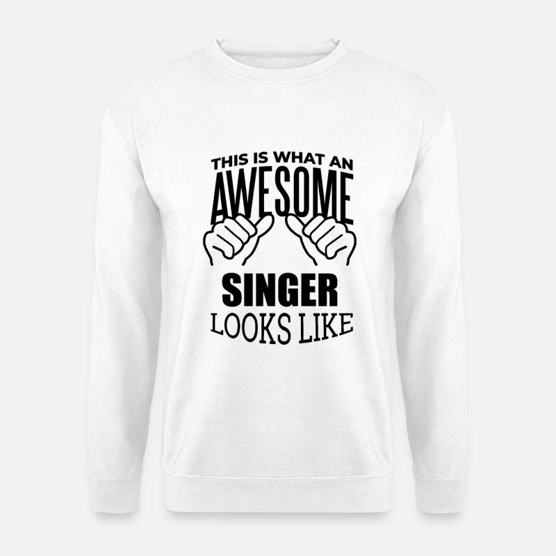 Sänger - Unisex Pullover - Weiß