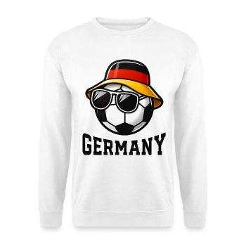 Soccer Germany Fan Flag Team Team - Unisex Sweatshirt - white - Front