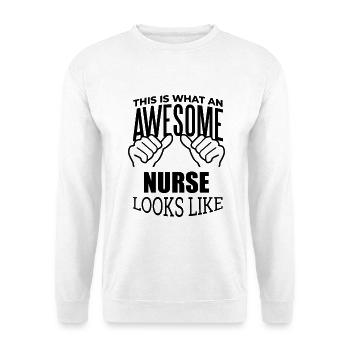 Krankenschwester - Unisex Pullover - Weiß - Vorne