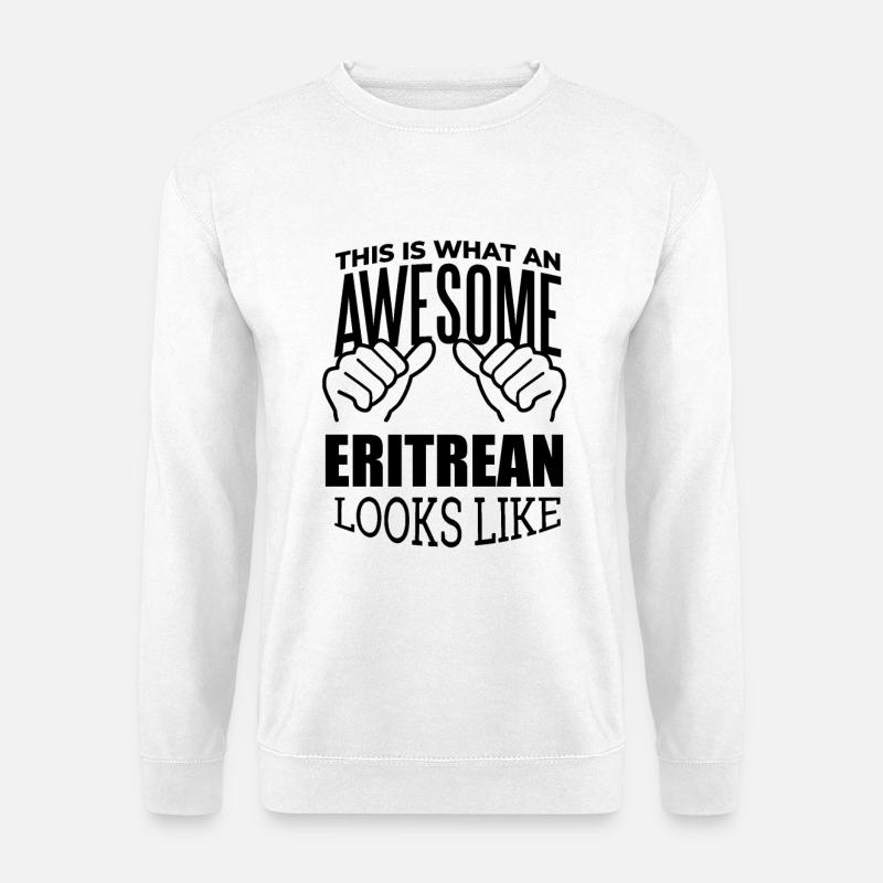 Eritrea - Unisex Pullover - Weiß