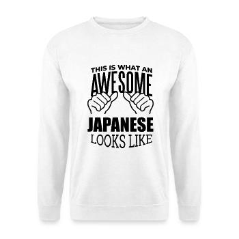 Japon - Sweat-shirt Unisexe - blanc - Devant