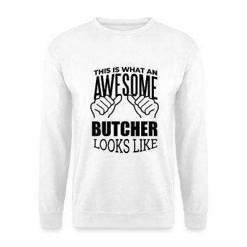 Boucher Boucher Boucher - Sweat-shirt Unisexe - blanc - Devant