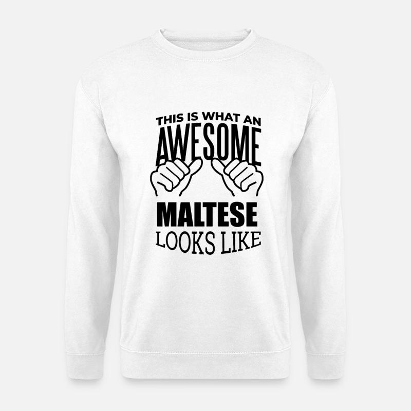 Malta - Unisex Pullover - Weiß