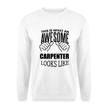 Carpenter - Unisex Sweatshirt - white - Front