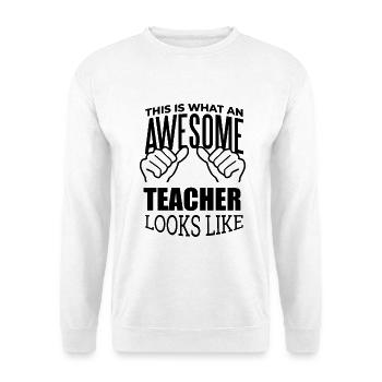 Lehrer - Unisex Pullover - Weiß - Vorne