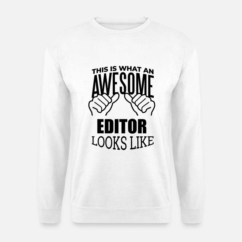 Redakteur - Unisex Pullover - Weiß