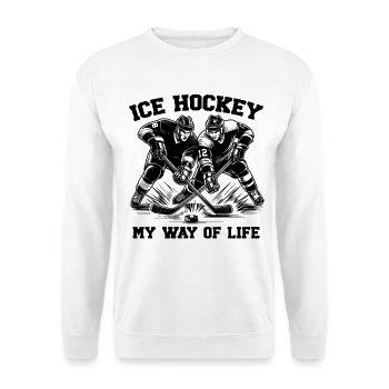Hockey sur glace Statement Fan Outfit Maillot Maillot - Sweat-shirt Unisexe - blanc - Devant