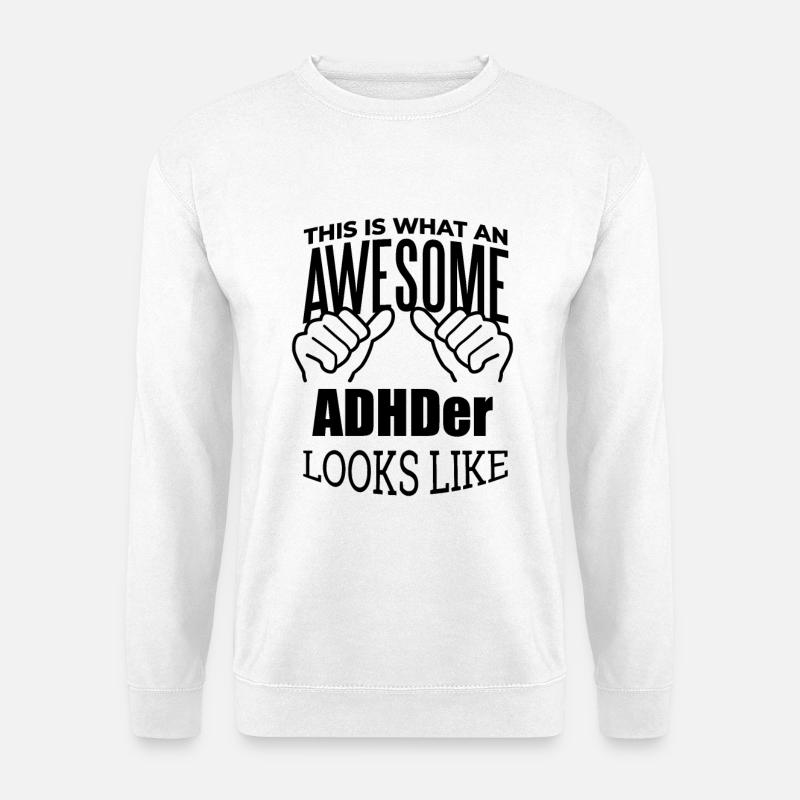 ADHS - Unisex Pullover - Weiß