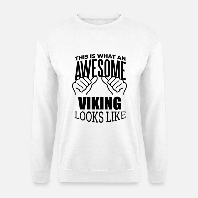 Wikinger - Unisex Pullover - Weiß