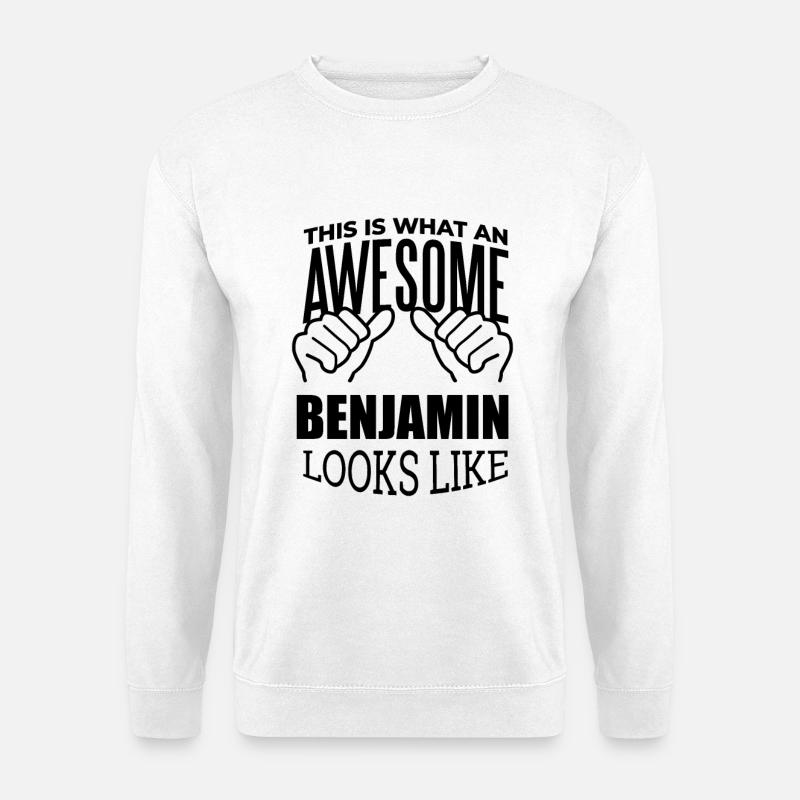 Benjamin - Unisex Pullover - Weiß
