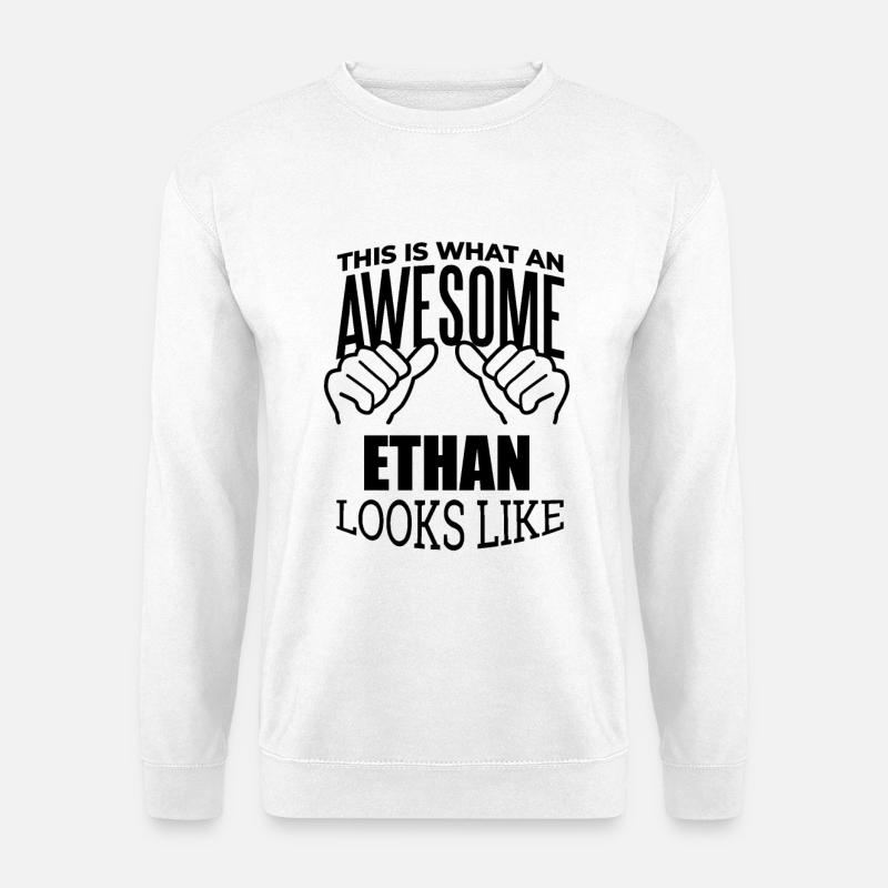 Ethan - Unisex Sweatshirt - white