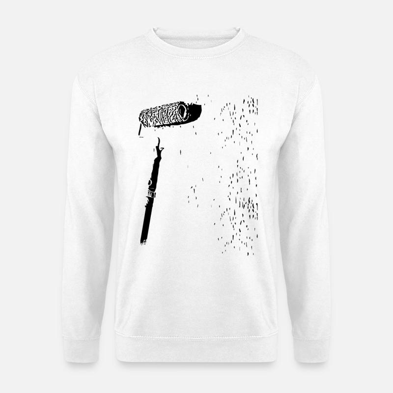 Painter's roller - Painter's roller - Unisex Sweatshirt - white