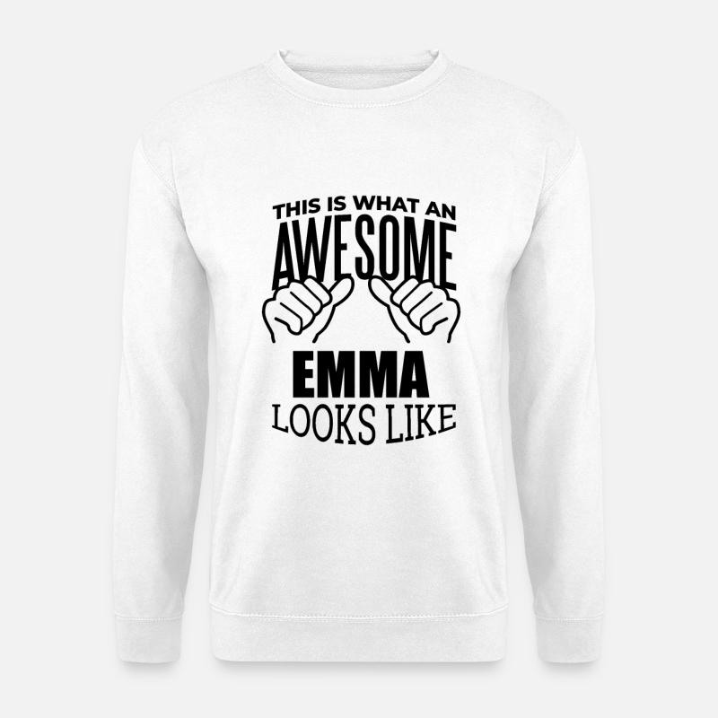 Emma - Unisex Pullover - Weiß