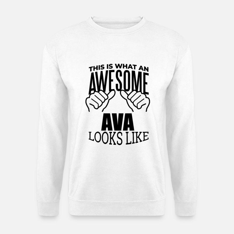 Ava - Unisex Pullover - Weiß