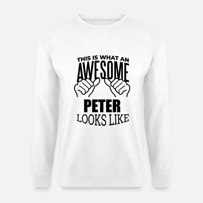 Peter - Unisex Sweatshirt - white