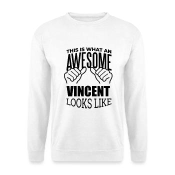 Vincent - Unisex Sweatshirt - white - Front