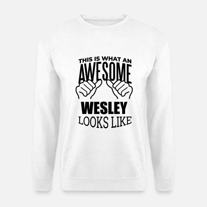 Wesley - Unisex Sweatshirt - white