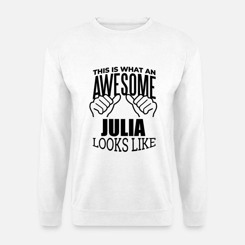 Julia - Unisex Pullover - Weiß