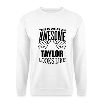 Taylor - Unisex Pullover - Weiß - Vorne