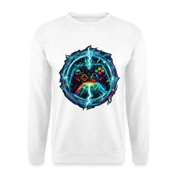 Galactic Gaming Controller - Unisex Sweatshirt - white - Front