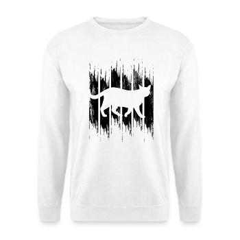 Chat - Sweat-shirt Unisexe - blanc - Devant