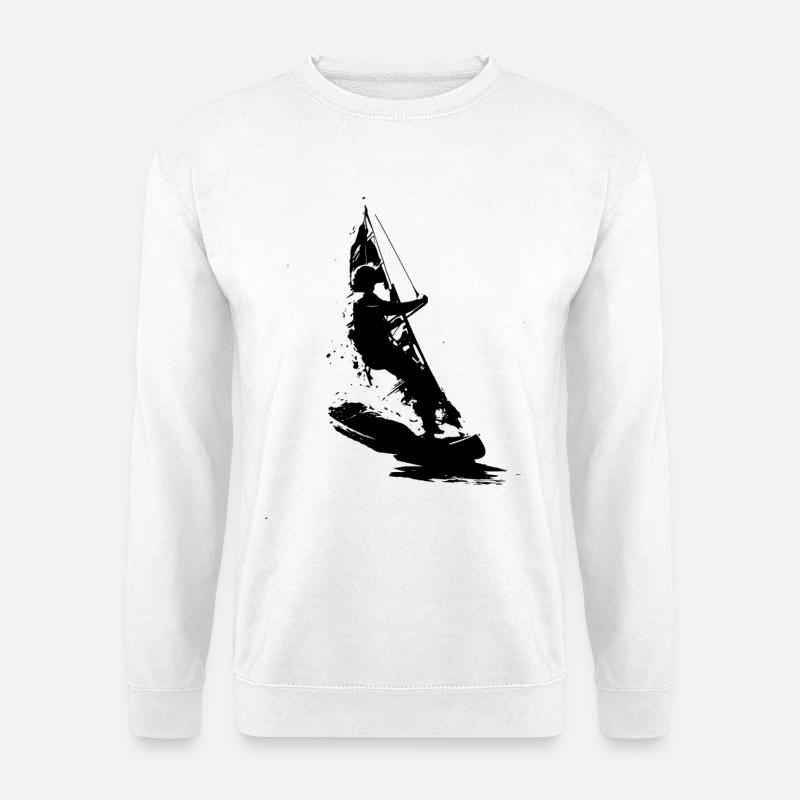 Windsurfen - Unisex Pullover - Weiß