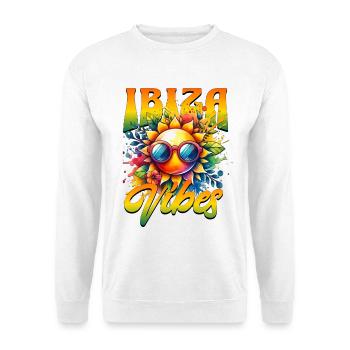 Ibiza Vibes  - Unisex Pullover - Weiß - Vorne