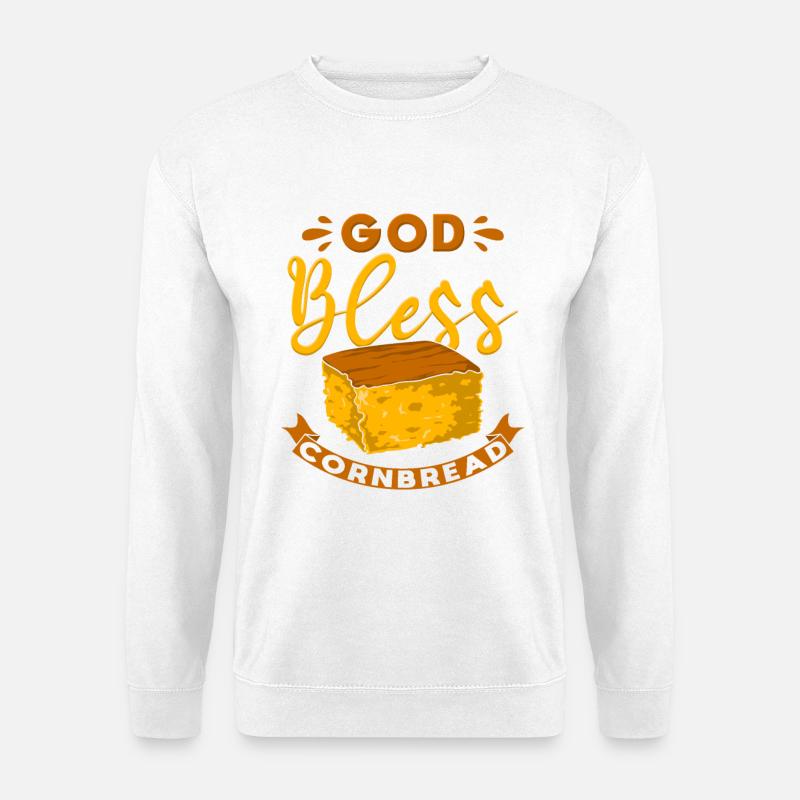 God Bless Cornbread - Unisex Pullover - Weiß