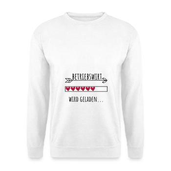 Betriebswirt Ausbildung Personalisierter Beruf - Unisex Pullover - Weiß - Vorne