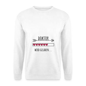 Doktor Personalisierter Beruf Mädchen - Unisex Pullover - Weiß - Vorne