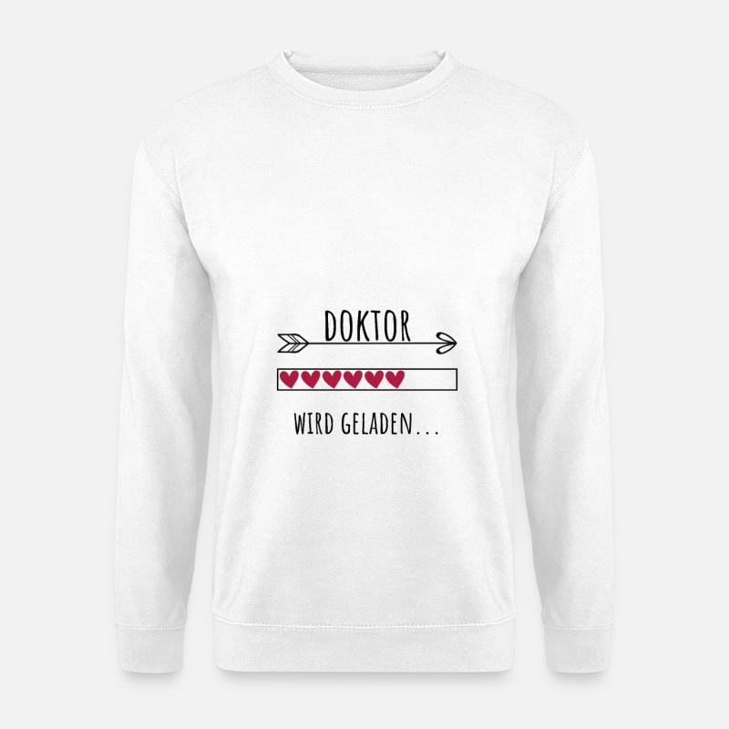 Doktor Personalisierter Beruf Mädchen - Unisex Pullover - Weiß